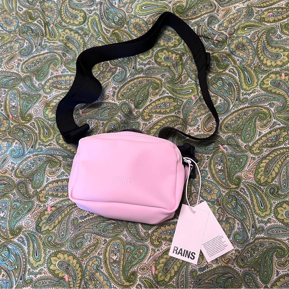 NWT Rains Box Bag Micro Pink Candy